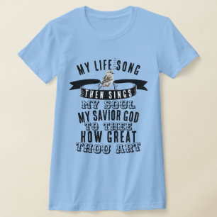 Wie toll du Art Hymnal - Musiknoten und Vogel T-Shirt