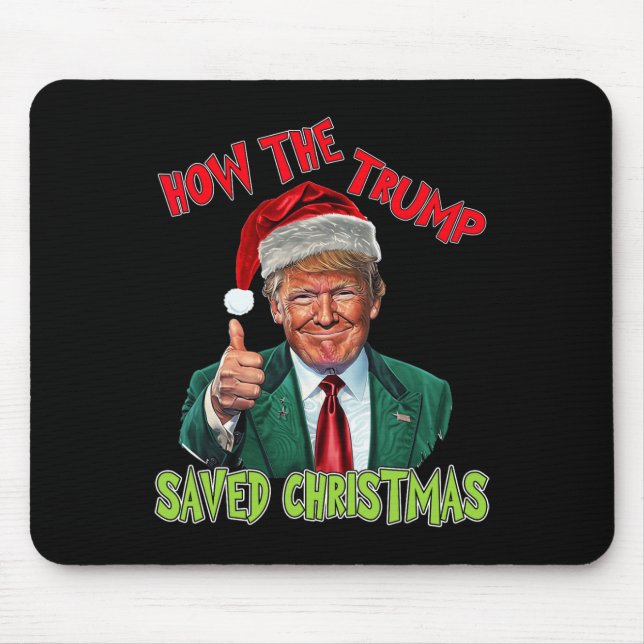 Wie Trump Weihnachten Funny Trump Christma Gerette Mousepad (Vorne)
