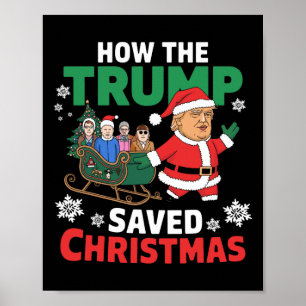 Wie Trump Weihnachten Funny Trump Christma Gerette Poster