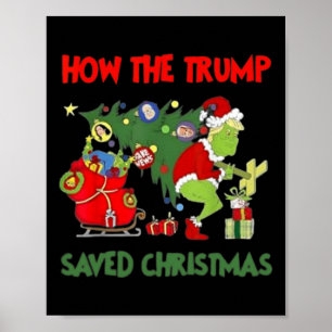 Wie Trump Weihnachten Funny Trump Christma Gerette Poster