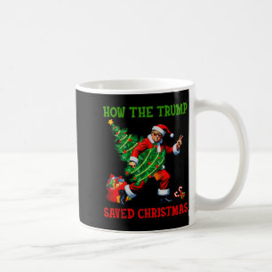 Wie Trump Weihnachten gerettet hat Lustiger Trump  Kaffeetasse