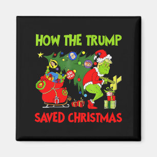 Wie Trump Weihnachten gerettet hat Lustiger Trump Magnet