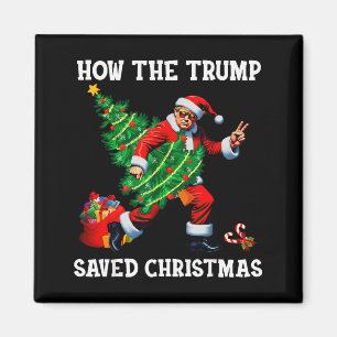 Wie Trump Weihnachten gerettet hat Lustiger Trump Magnet