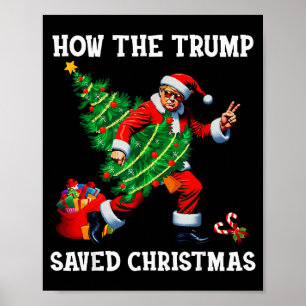 Wie Trump Weihnachten gerettet hat Lustiger Trump  Poster