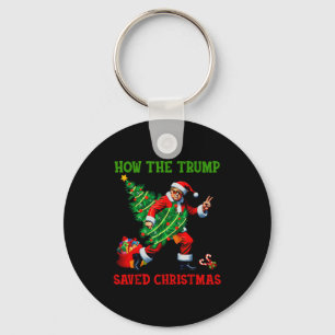 Wie Trump Weihnachten gerettet hat Lustiger Trump  Schlüsselanhänger