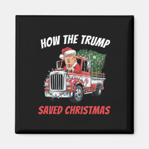 Wie Trump Weihnachten Rettete Funny Trump Shirts 2 Magnet