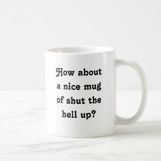 Wie über eine nette Tasse von oben geschlossen?