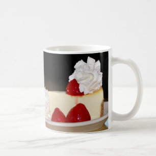 Wie über einen wenigen Käsekuchen? Kaffeetasse
