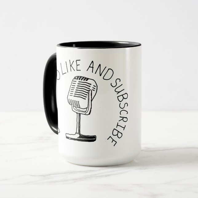 Wie und abonnieren tasse (Vorderseite Links)