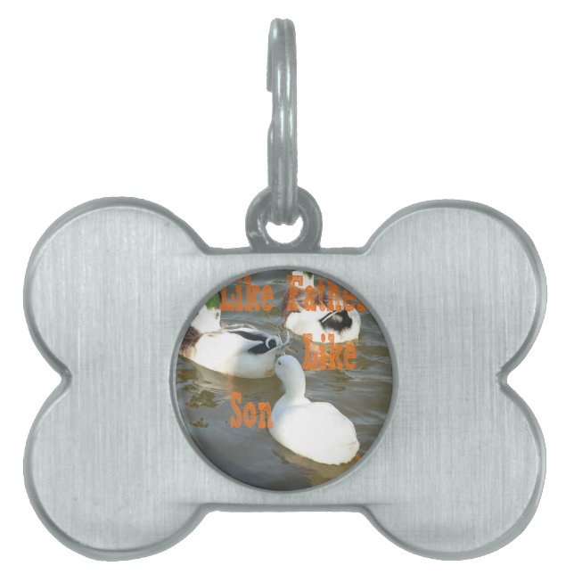 Wie Vater wie Sohn. Tiermarke (Vorderseite)