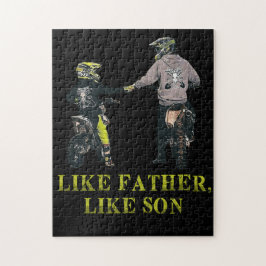 Wie Vater wie Son Motocross Dirt Bike