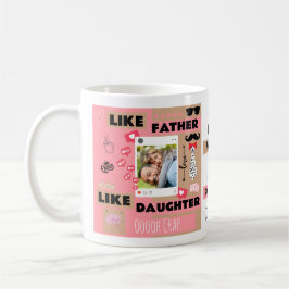 Wie Vater wie Tochter, Crap Funny Foto Kaffeetasse