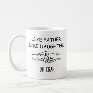 Wie Vater wie Tochter Fummel Kaffeetasse