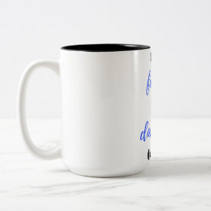 Wie Vater wie Tochter Oh bl Zweifarbige Tasse