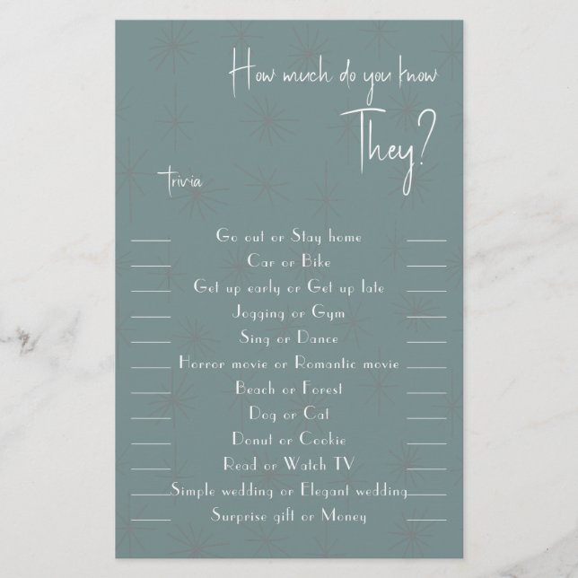 Wie viel weißt du, dass sie Flyer haben? (Vorne)