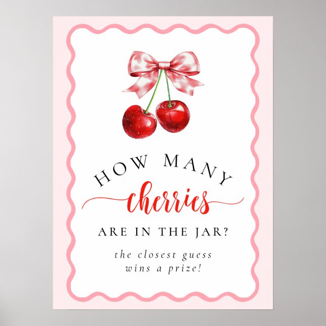 Wie viele Cherries Coquette Cherry Baby Showspiel Poster (Vorne)