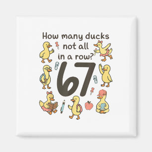Wie viele Enten nicht alle in einer Reihe 67 Lusti Magnet