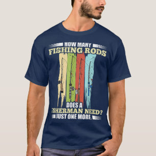 Wie viele Fischbestände braucht ein Fischer Fische T-Shirt
