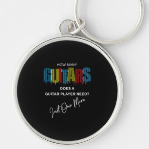 Wie viele Gitarren braucht ein Gitarrenspieler nur Schlüsselanhänger