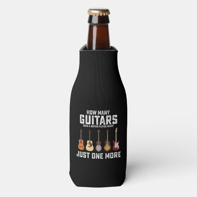 Wie viele Gitarren braucht ein Gitarrist Flaschenkühler (Flaschenvorderseite)