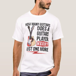 Wie viele Gitarren Geschenke für Gitarrenspieler  T-Shirt