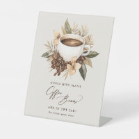Wie viele Kaffeebohnen Blumenkaffee Brautparty