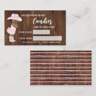 Wie viele Kanadier OM Cowgirl Baby Shooting Game C Platzkarte
