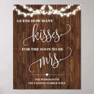 Wie viele Kisses für bald Mrs. Western Shower Poster
