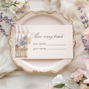 Wie viele Küsse Fresh Off the market Floral Begleitkarte