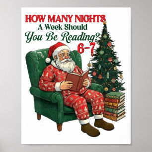 Wie viele Nächte pro Woche sollten Sie 67 Ch lesen Poster
