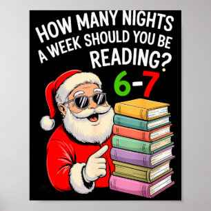 Wie viele Nächte pro Woche sollten Sie 67 Ch lesen Poster