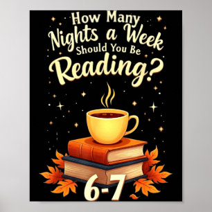 Wie viele Nächte pro Woche sollten Sie 6 7 F lesen Poster