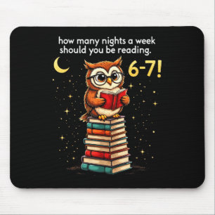 Wie viele Nächte pro Woche sollten Sie lesen_ 6–7 Mousepad