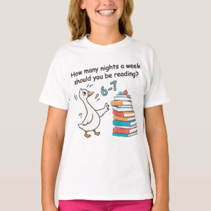 Wie viele Nächte pro Woche sollten Sie lesen 6-7 T-Shirt