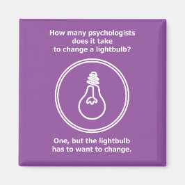 Wie viele Psychologen Glühbirne? Magnet