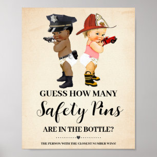 Wie viele Sicherheitsnadeln Spiel Little Recruit S Poster