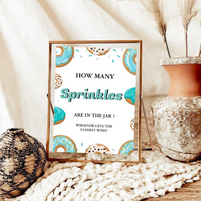 Wie viele SPrinkler im Jar Baby Shower Game Poster (Von Creator hochgeladen)