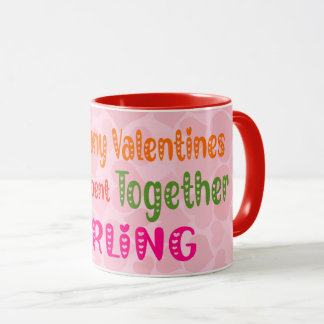 Wie viele Valentine, romantisches Zitat Tasse