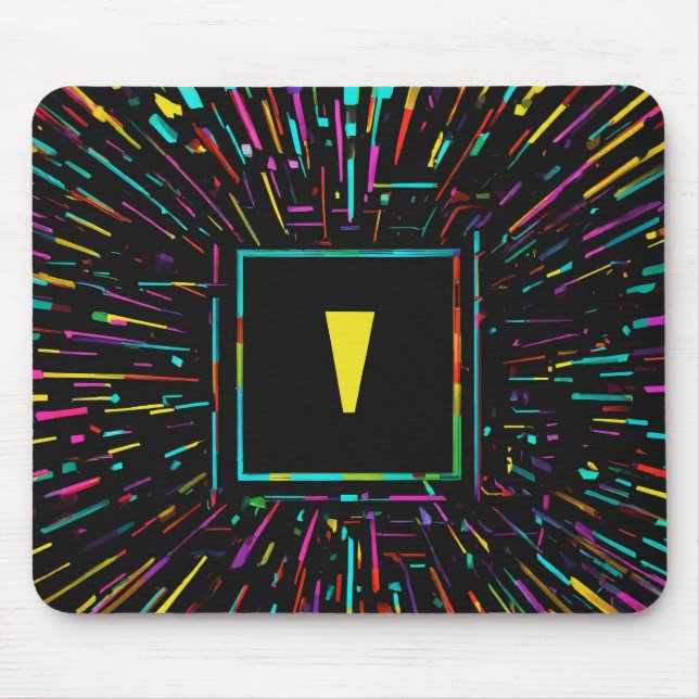 Wie wäre es mit "ExclaimPad: Vibrant Mousepad (Vorne)