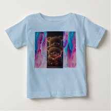 Wie wäre es mit "Teddy Liebe: Baby T - Shirt mit A