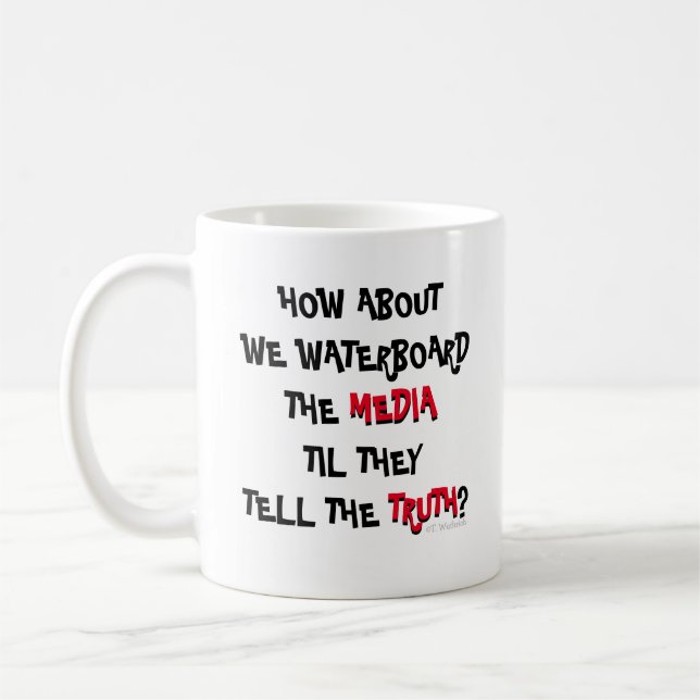 Wie wäre es, wenn wir den konservativen MEDIA-COF Kaffeetasse (Links)