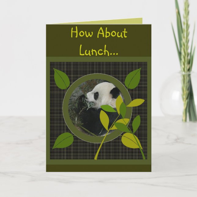 Wie wär's mit dem Mittagessen? Einladung (Vorderseite)