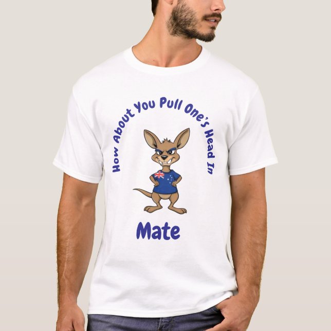 Wie wär's, wenn du einen Kopf in Pate ziehst? T-Shirt (Vorderseite)