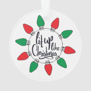 Wie Weihnachten Ornament