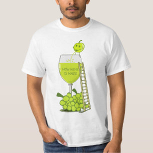 Wie Wein hergestellt wird Funny Graphic T-Shirt