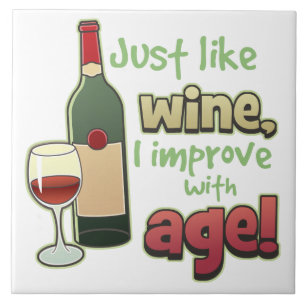 Wie Wein verbessern Sie mit Alters-dekorativer Fliese