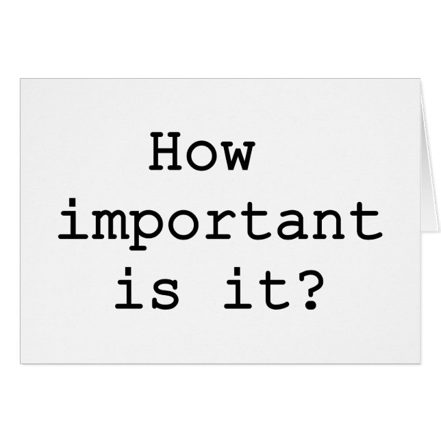 Wie wichtig ist es Slogan Quote Typografie (Vorderseite (Horizontal))