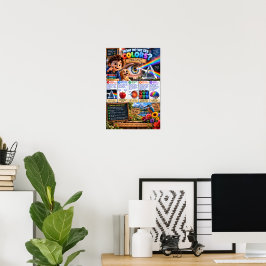 Wie wir Farben sehen Infografik Poster
