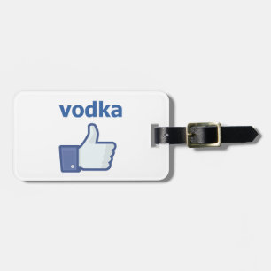 WIE Wodka Gepäckanhänger