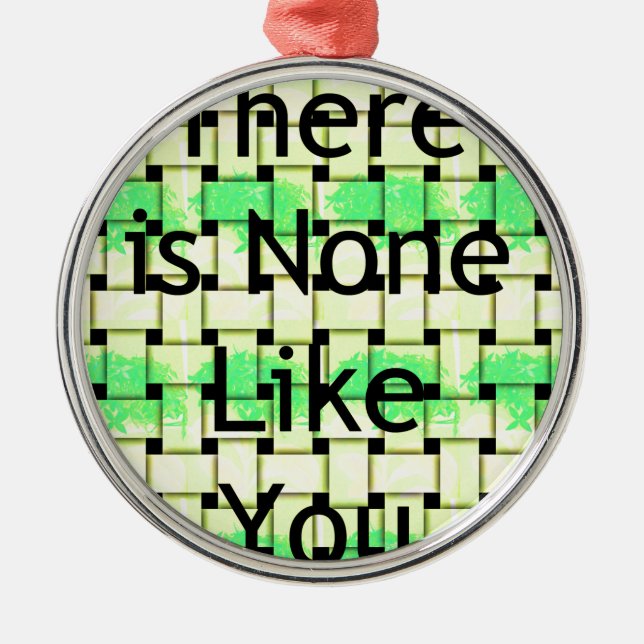 Wie You.png Ornament Aus Metall (Vorne)